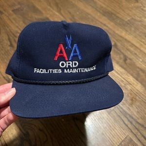 Navy Blue Facilities Maintenance Hat